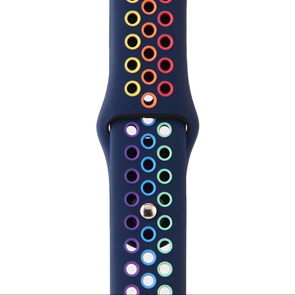 NWT 22mm Rainbow Smartwatch Band Compatible Samsung Galaxy Watch 3 45mm & MORE